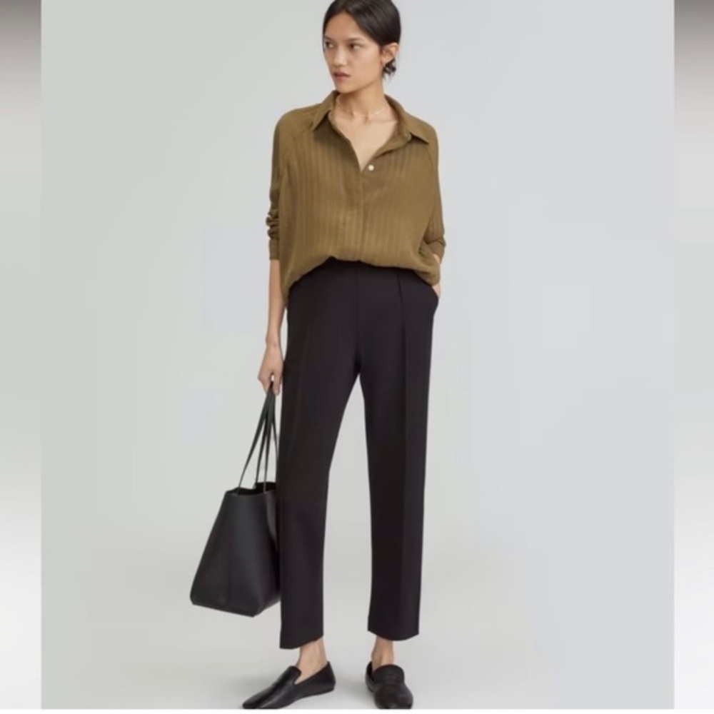 NWT Everlane The Dream Pant - Size L, Black